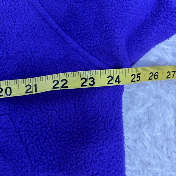 Vtg 90s CBS College Tour Purple Fleece Full Zip Jacket Mens Sz XL - Picture 5 of 7